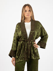ALESSIA SANTI - Giacca kimono Ginepro verde