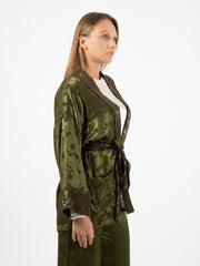 ALESSIA SANTI - Giacca kimono Ginepro verde