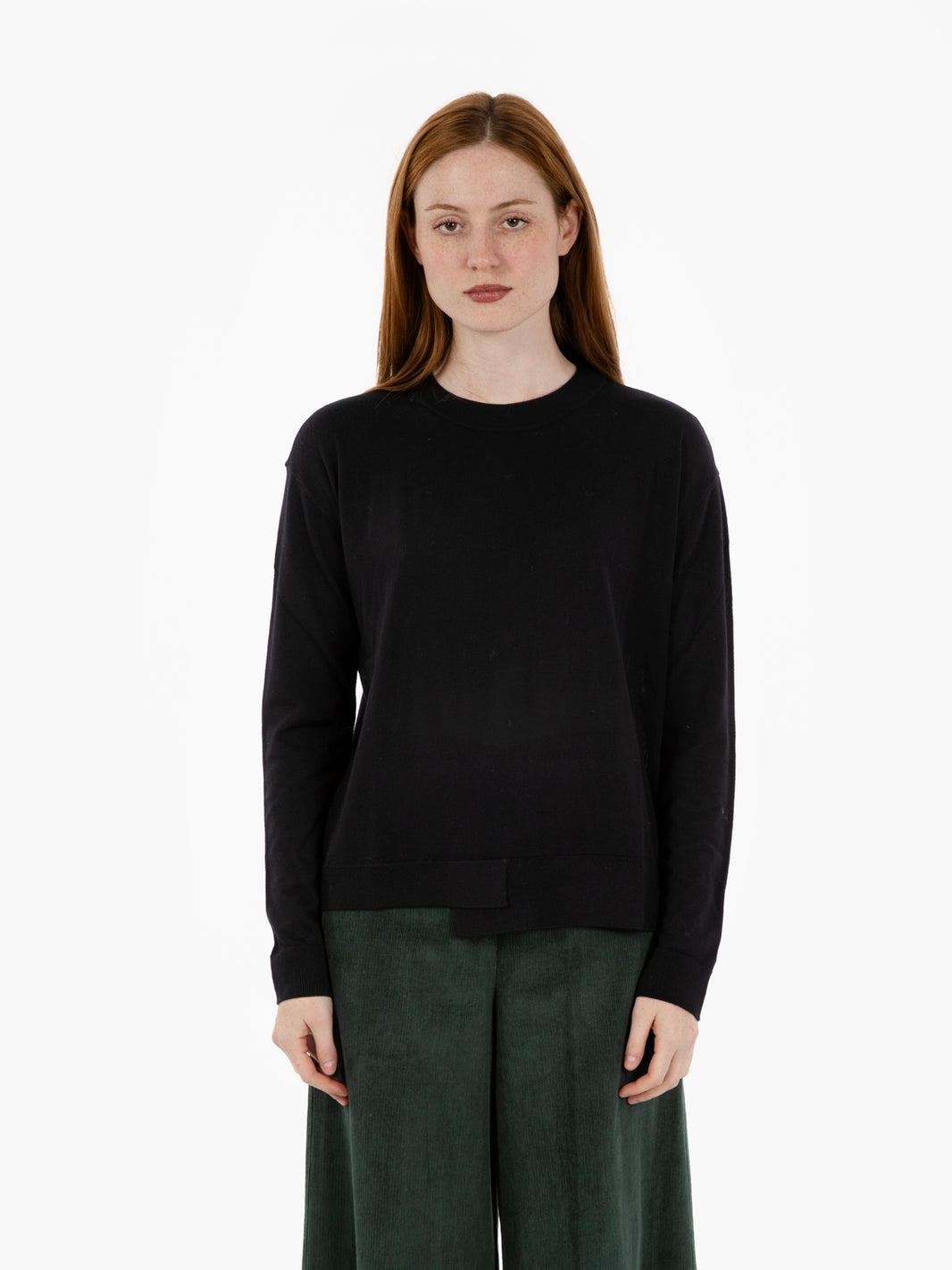Maglia girocollo nero