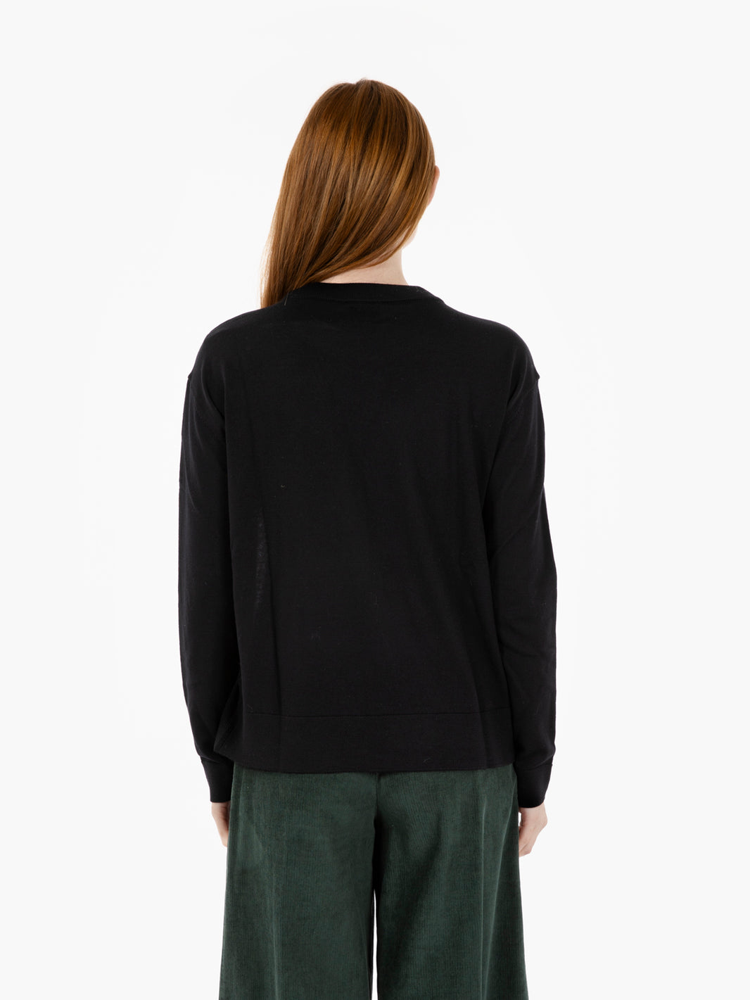 Maglia girocollo nero