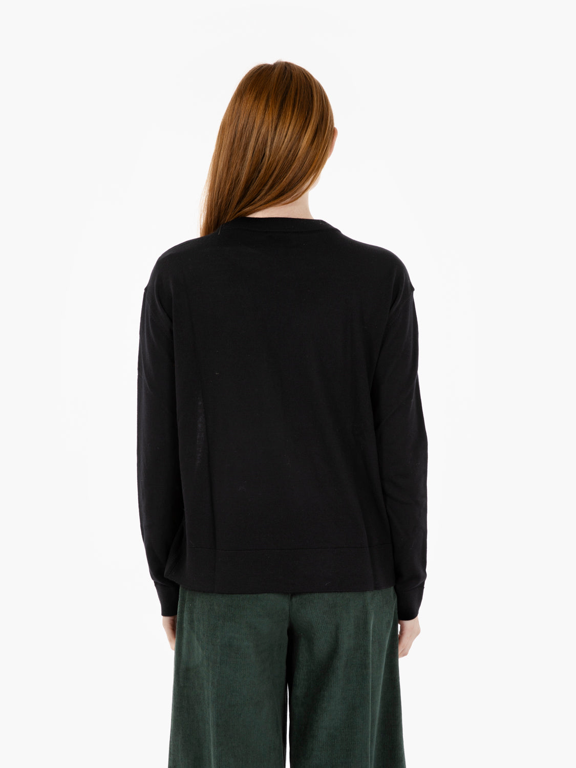Maglia girocollo nero
