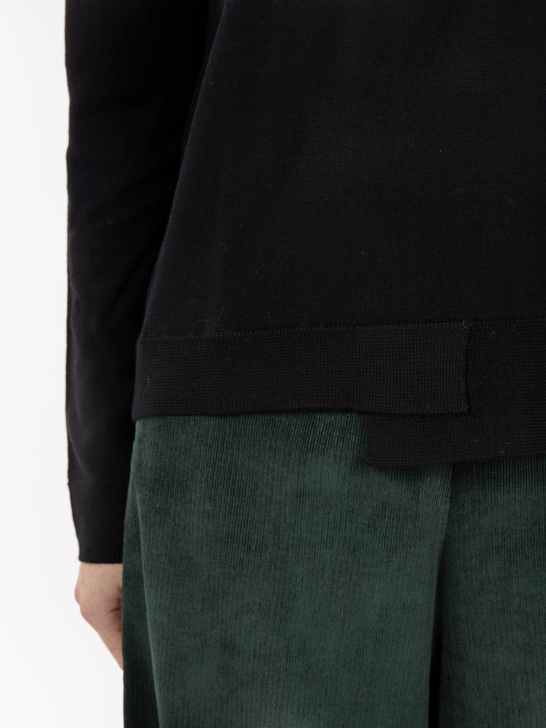 Maglia girocollo nero