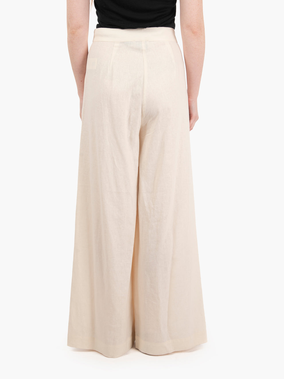 Pantalone a palazzo burro