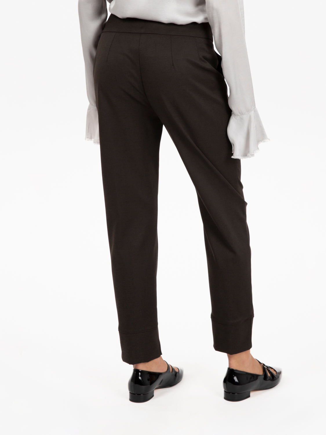 Pantaloni a sigaretta chocolate