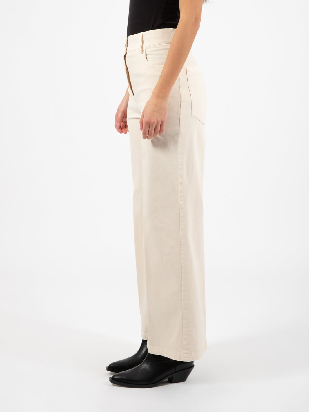 Pantaloni wide champignon