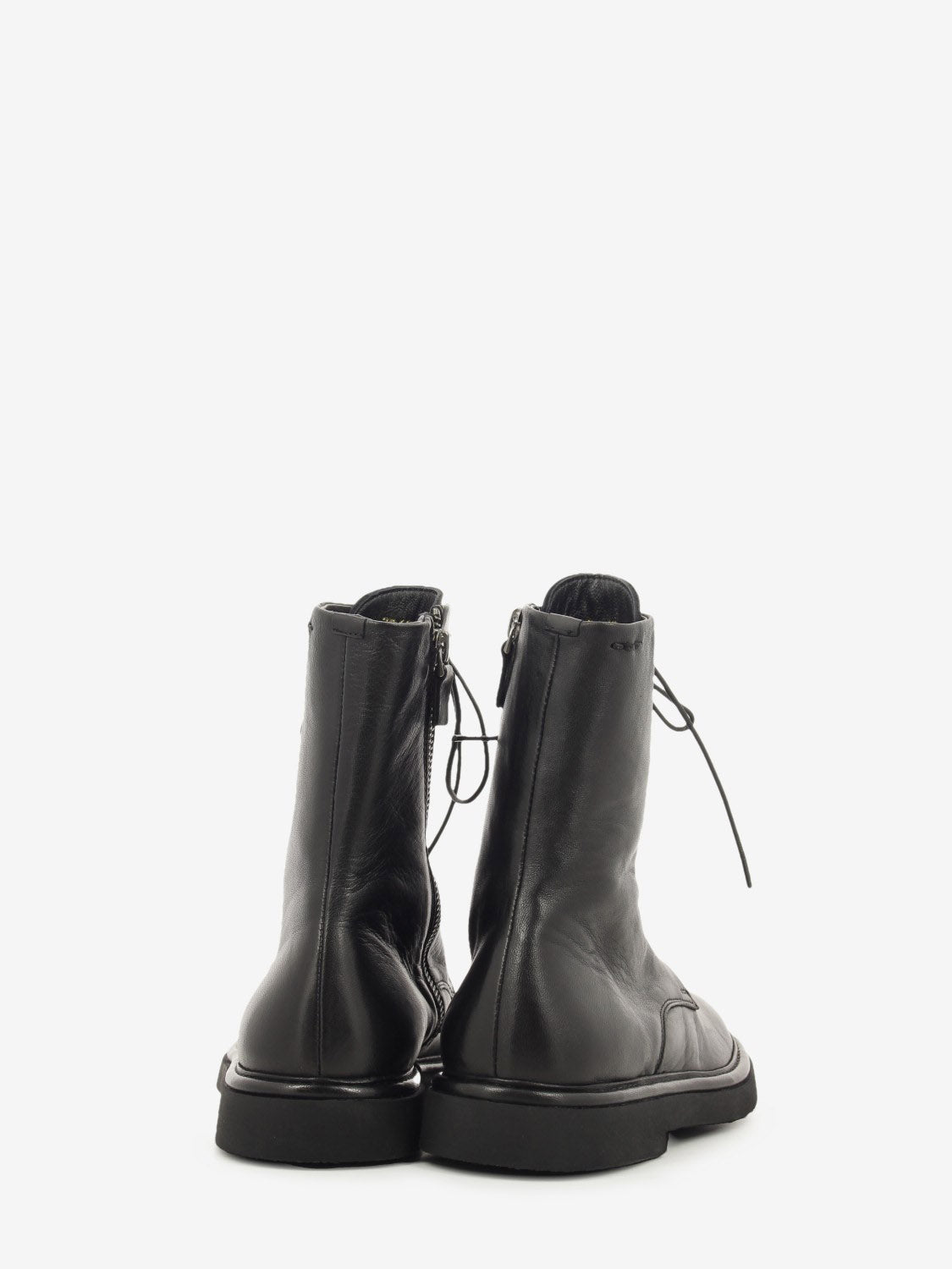Anfibio in nappa con zip nero