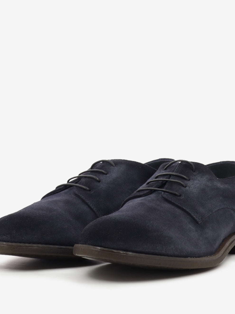 Derby in camoscio Fuji blu