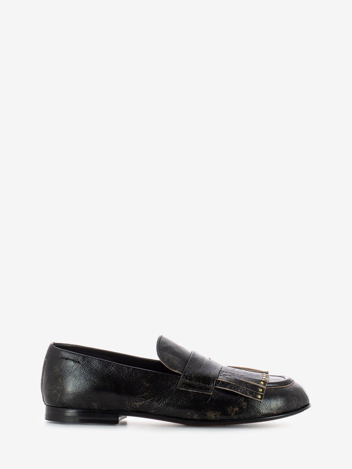 Mocassini con frangia nero used