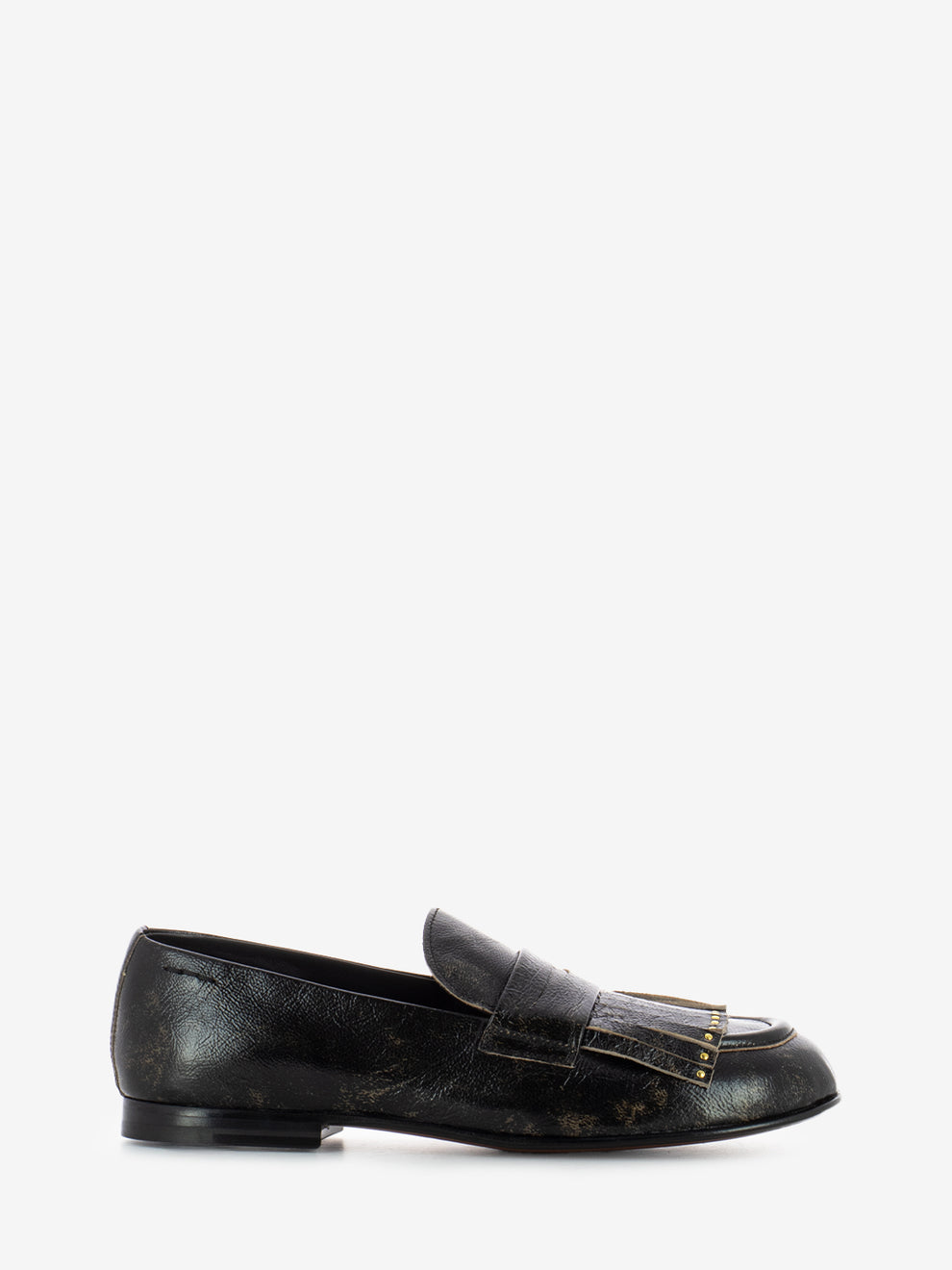Mocassini con frangia nero used