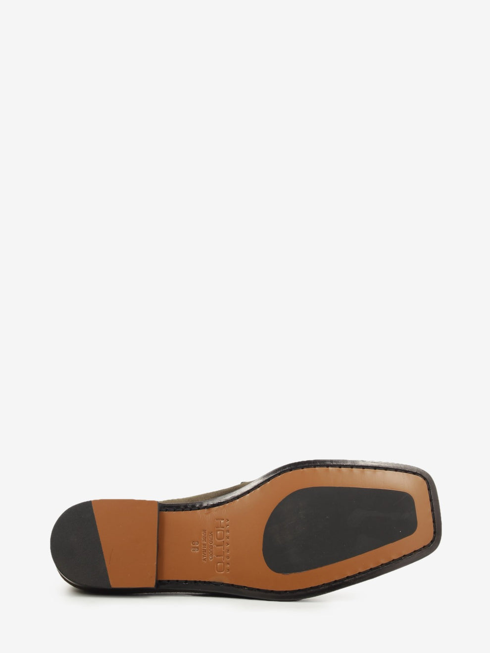 Mocassini in nappa telato marrone
