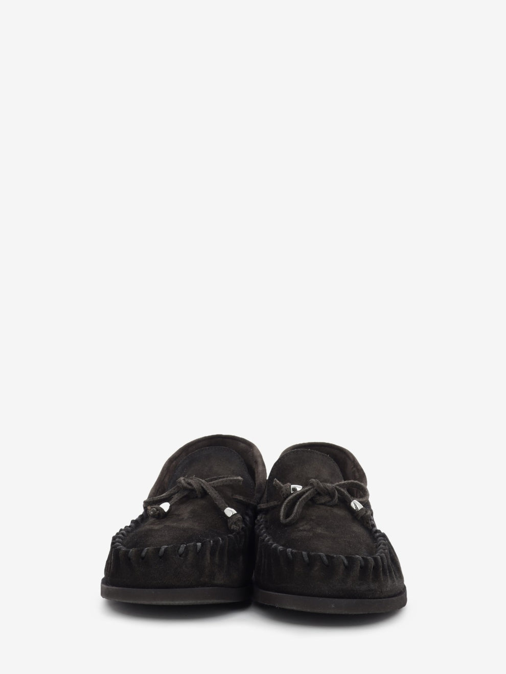 Mocassino da barca in suede marrone
