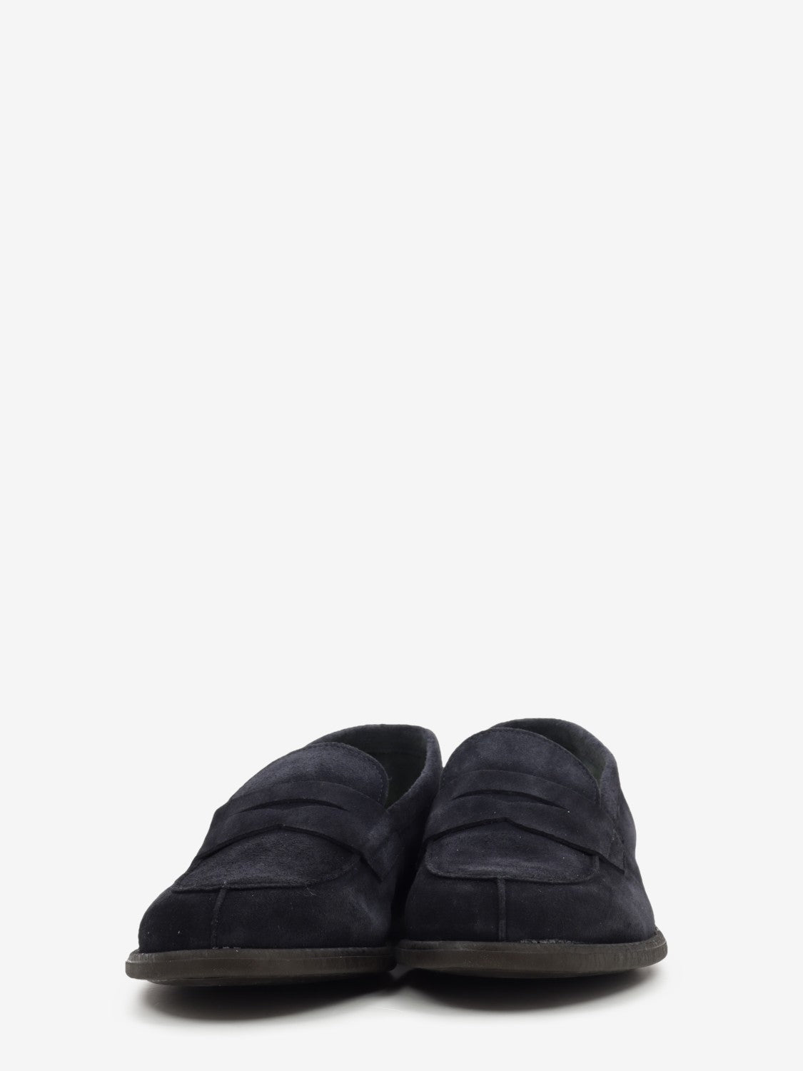 Mocassino in suede Fuji blu