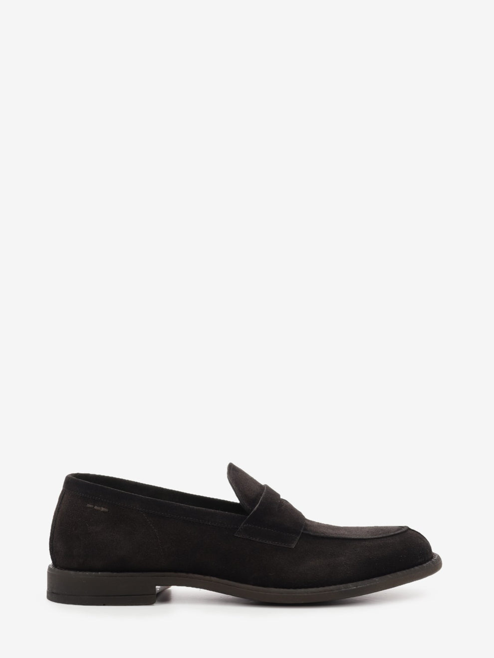 Fuji dark brown suede loafer
