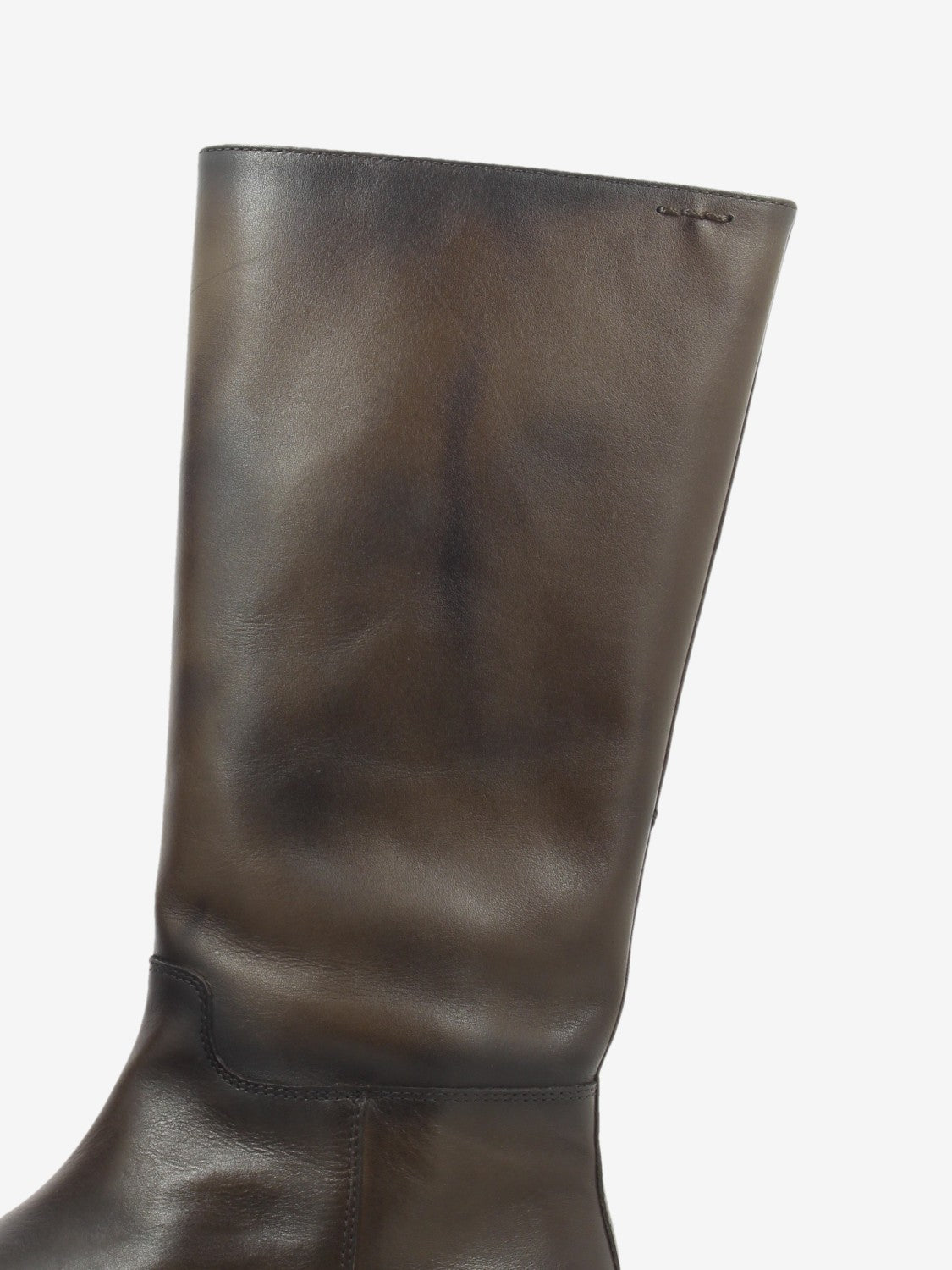 Tobacco leather casual boot