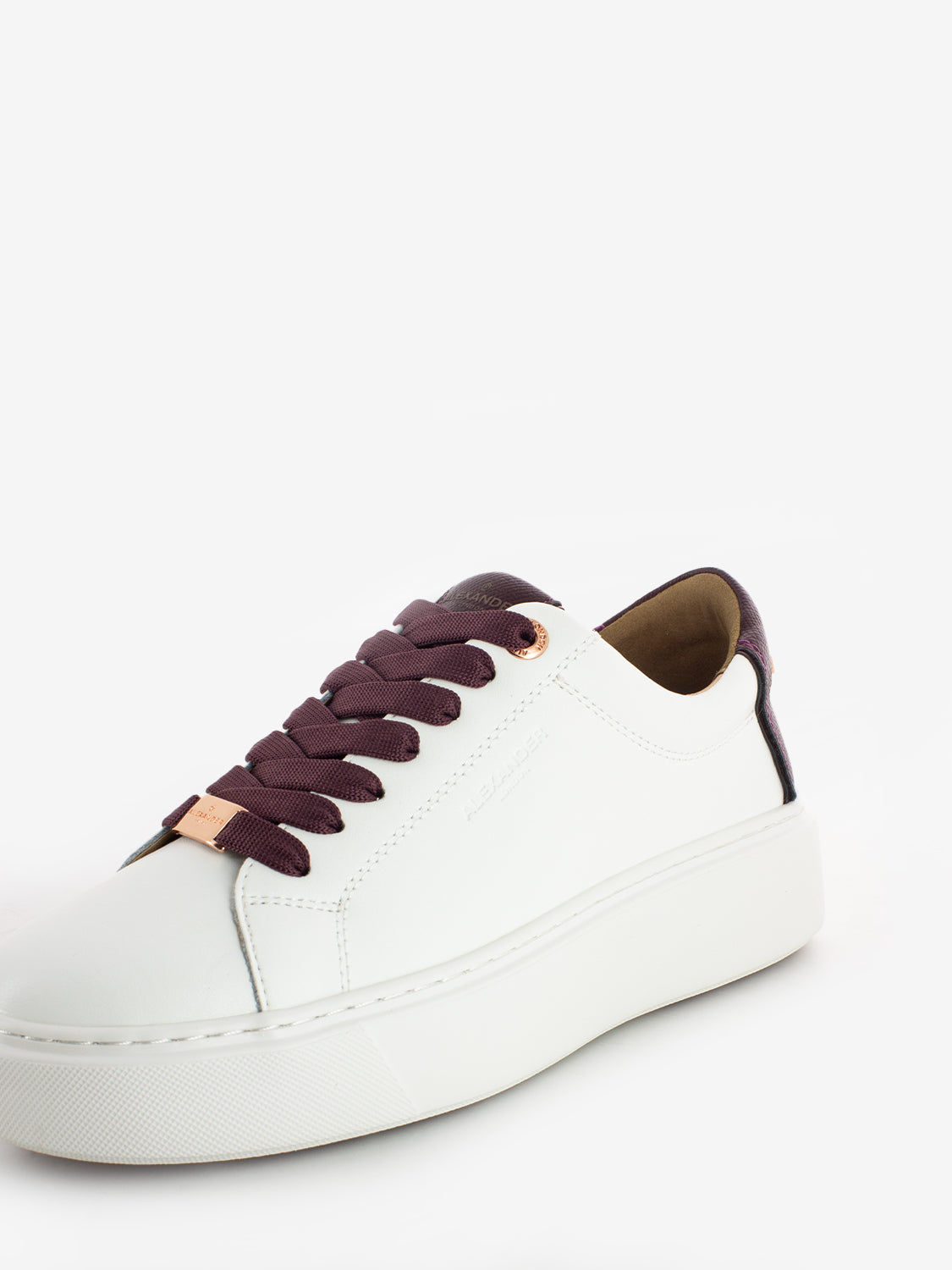 London High W white / bordeaux