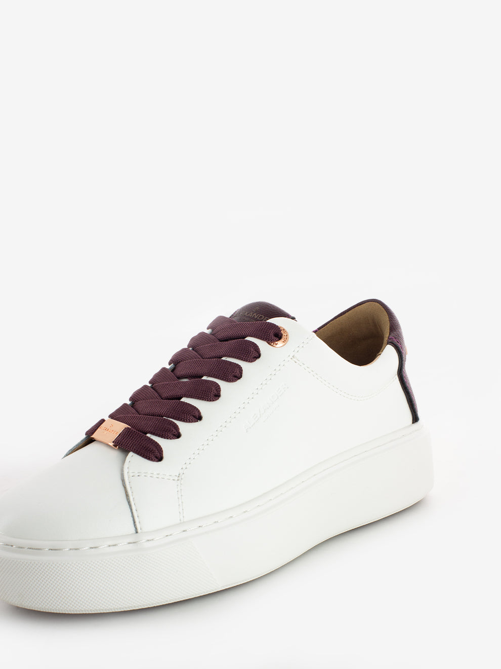 London High W white / bordeaux