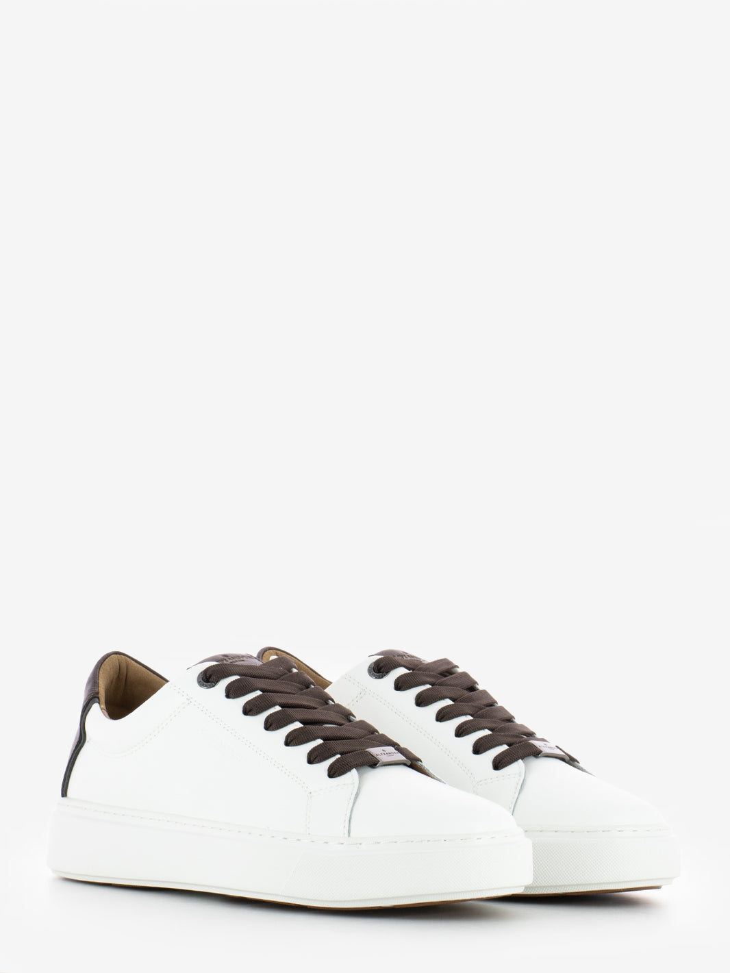 London M white / dark brown
