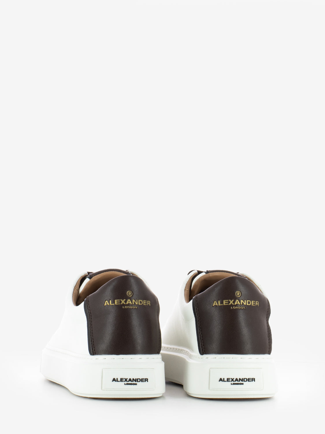 London M white / dark brown