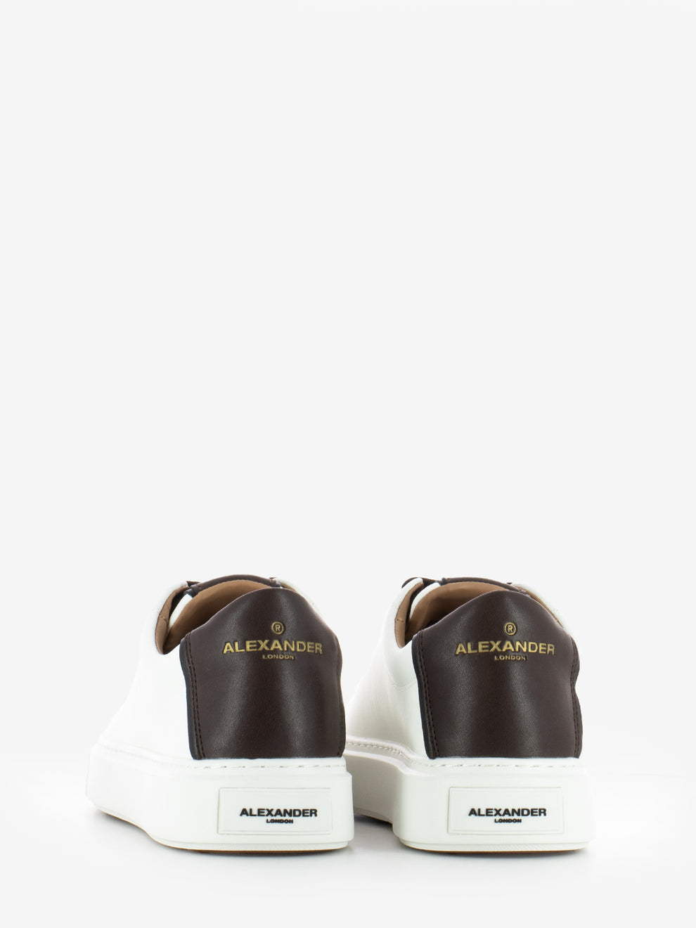 London M white / dark brown