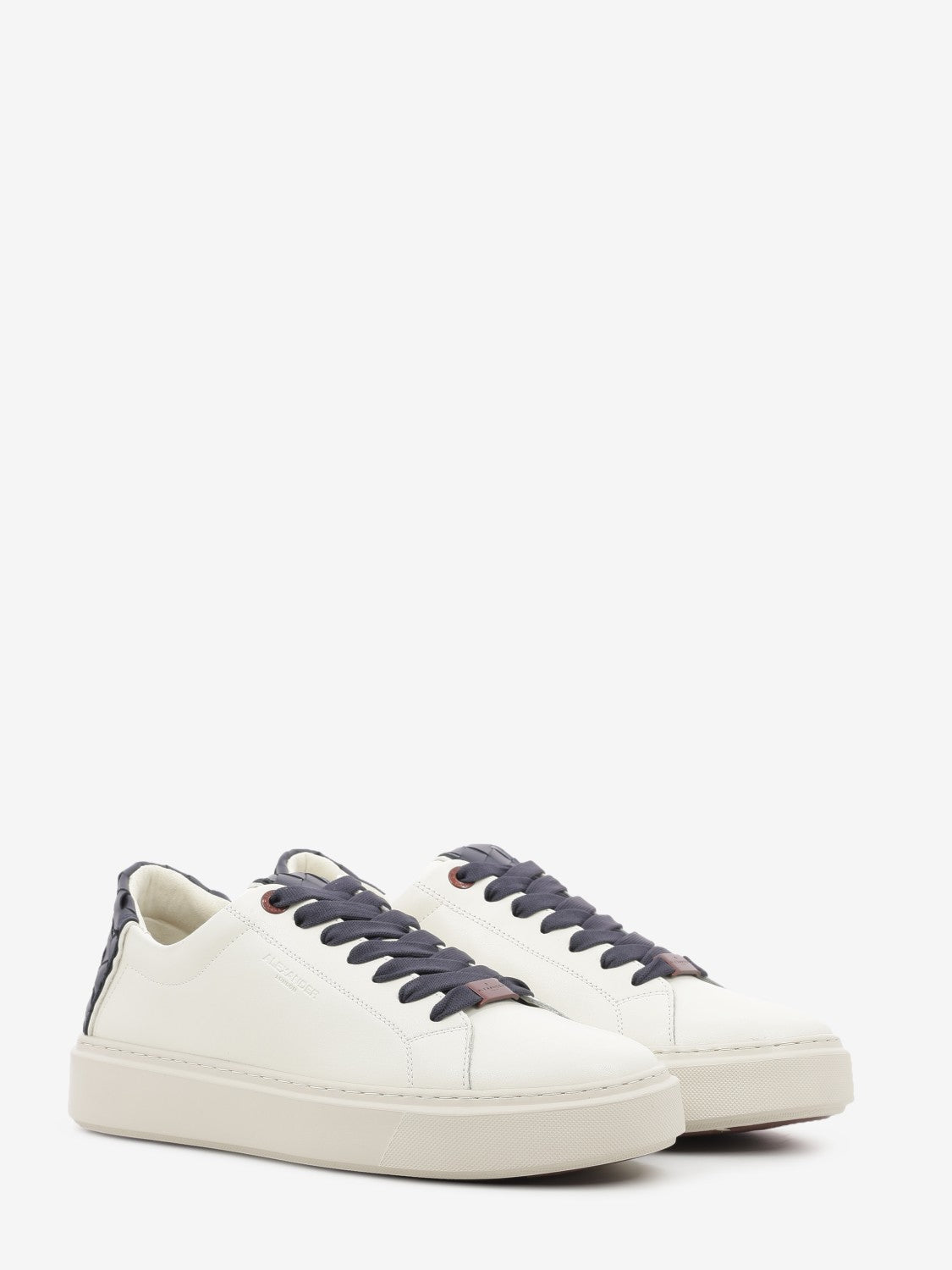 Sneaker London white / blue