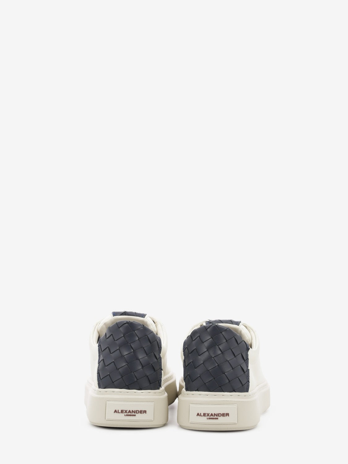 Sneaker London white / blue