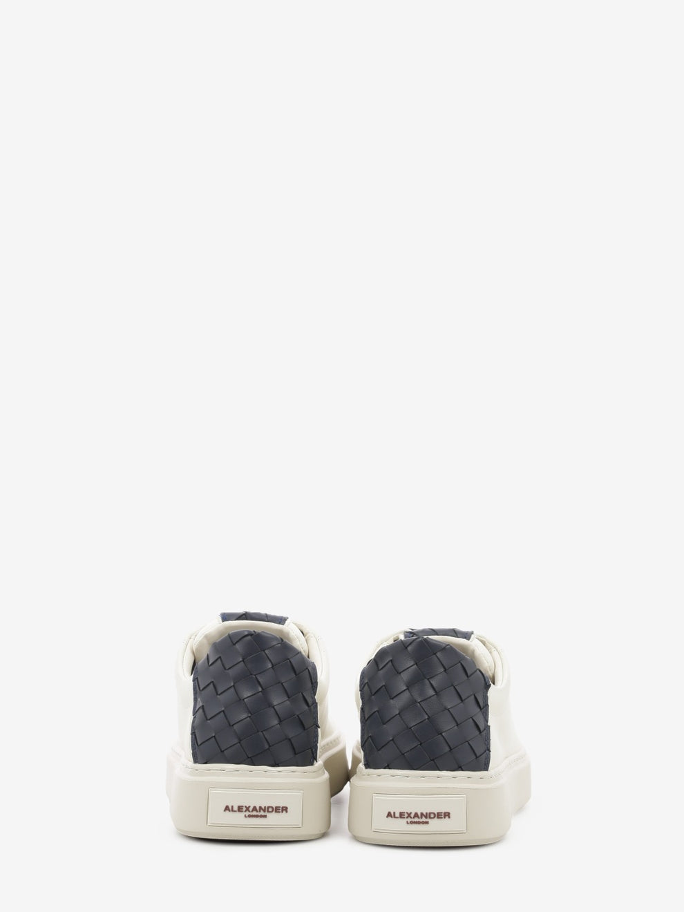 Sneaker London white / blue