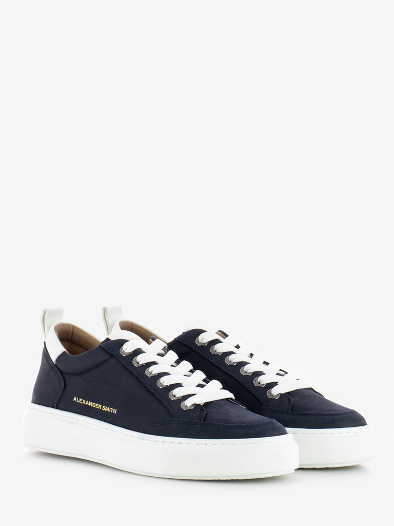 ALEXANDER SMITH - Sneakers Bond man blue / white