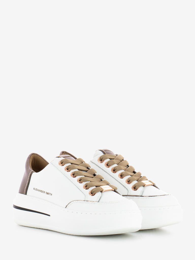 ALEXANDER SMITH - Sneakers Lancaster white / bronze