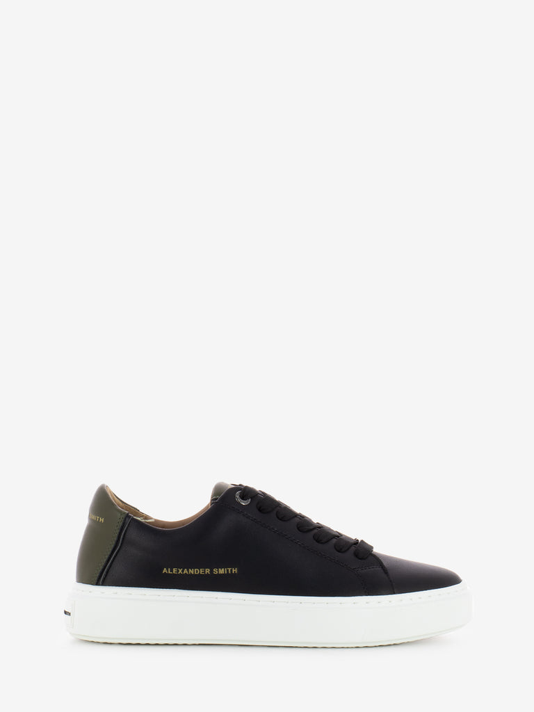 ALEXANDER SMITH - Sneakers London black / military