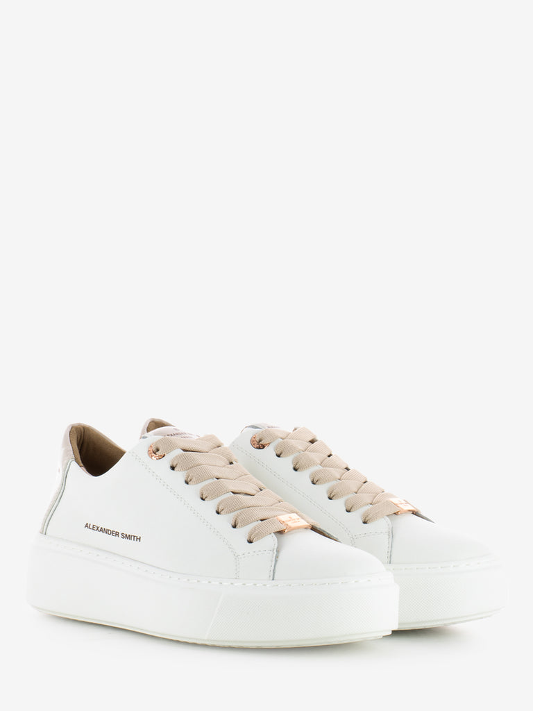 ALEXANDER SMITH - Sneakers London woman white beige