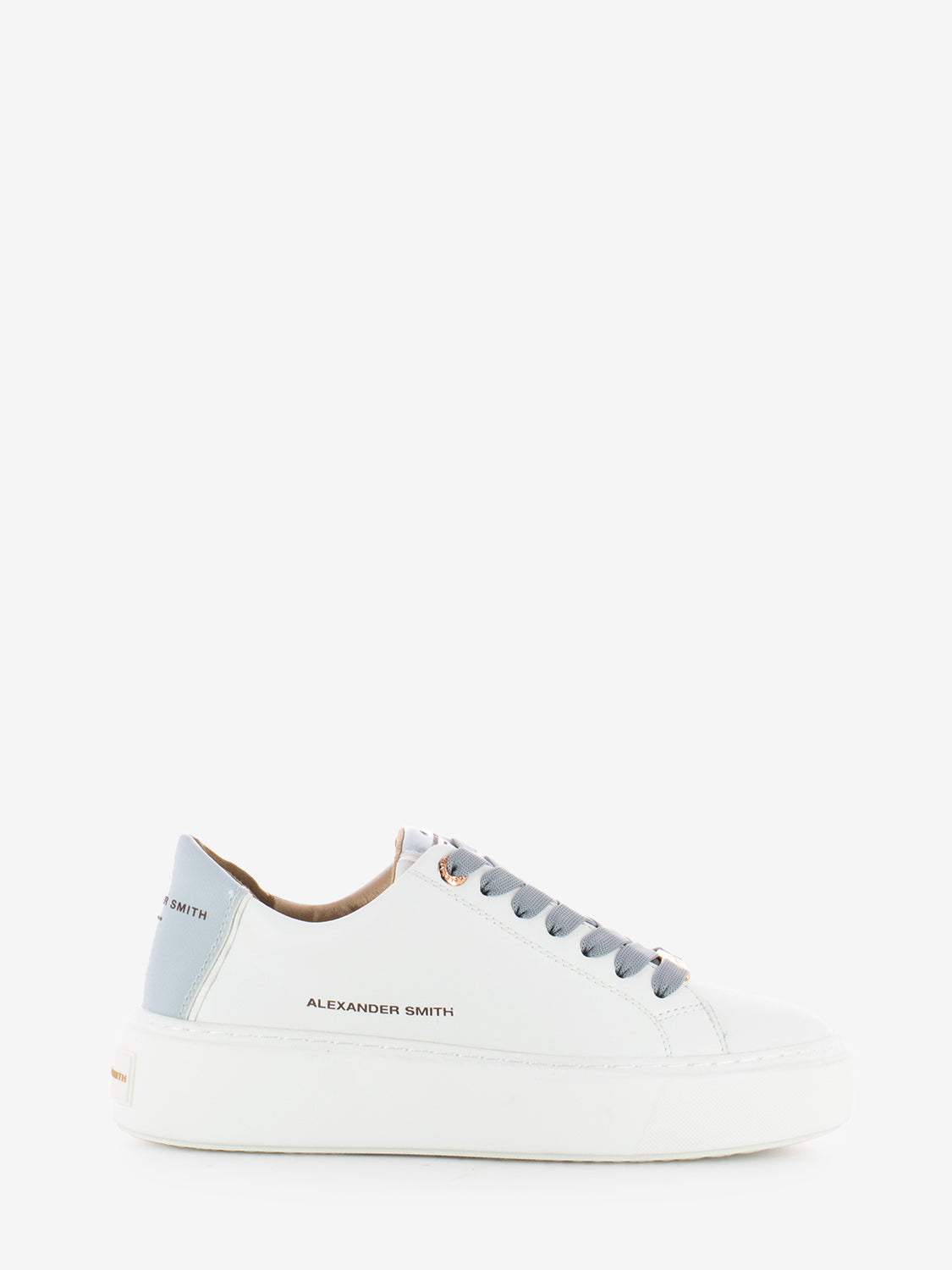Sneakers London woman white light avio