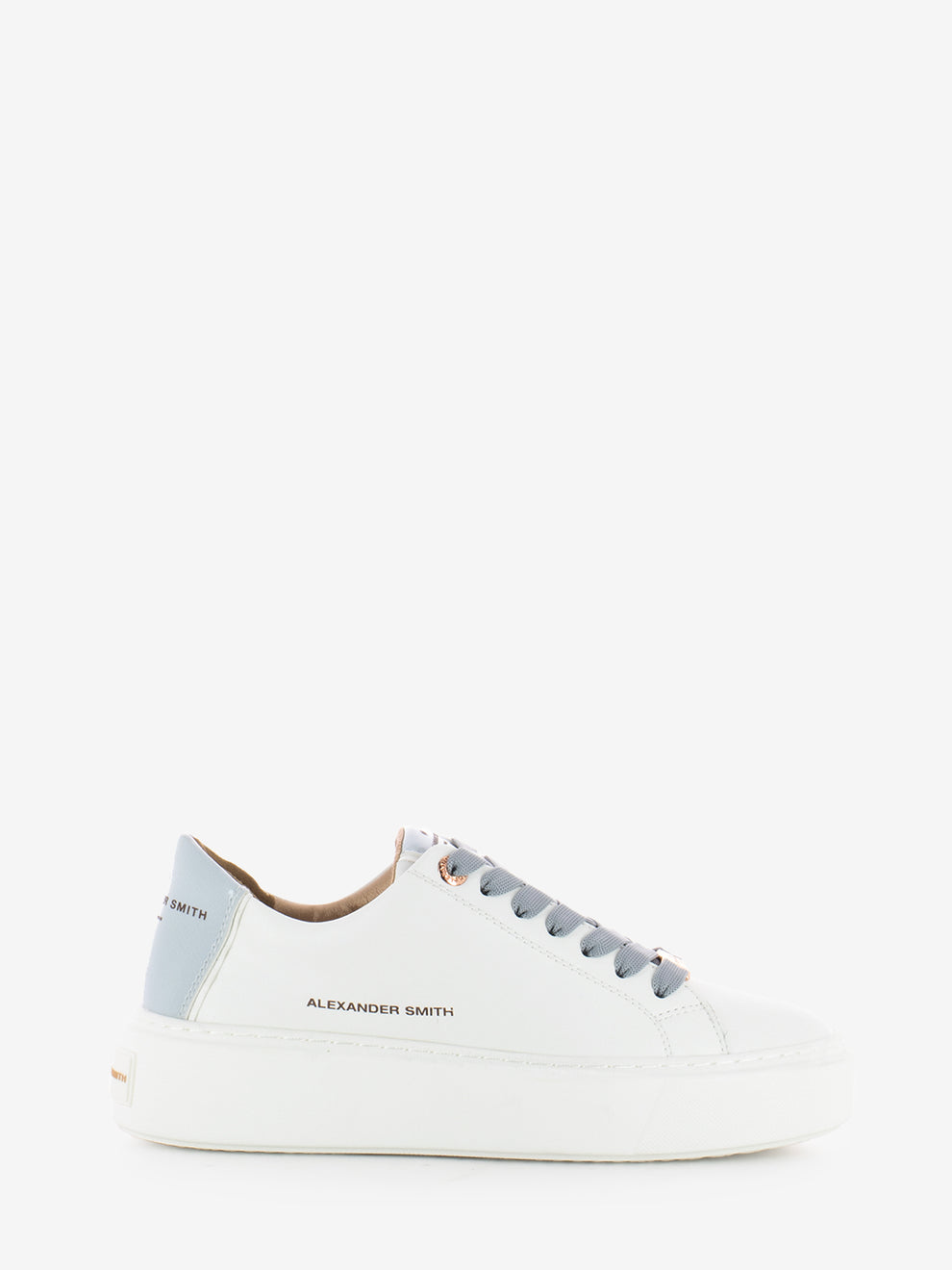 Sneakers London woman white light avio