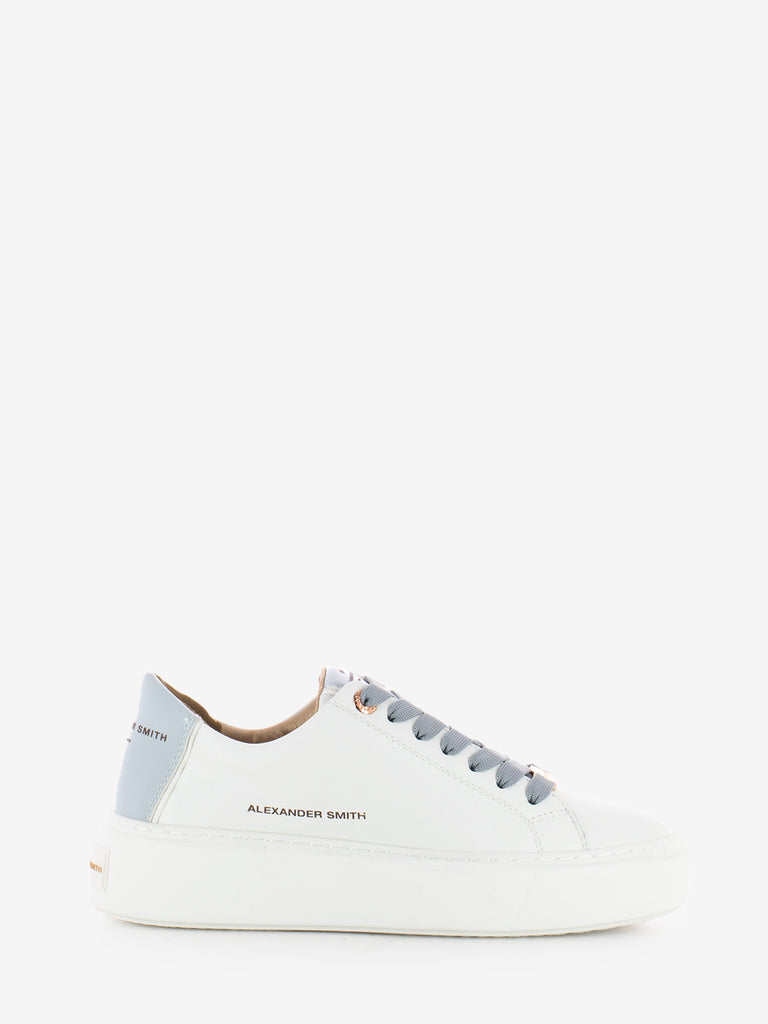 ALEXANDER SMITH - Sneakers London woman white light avio