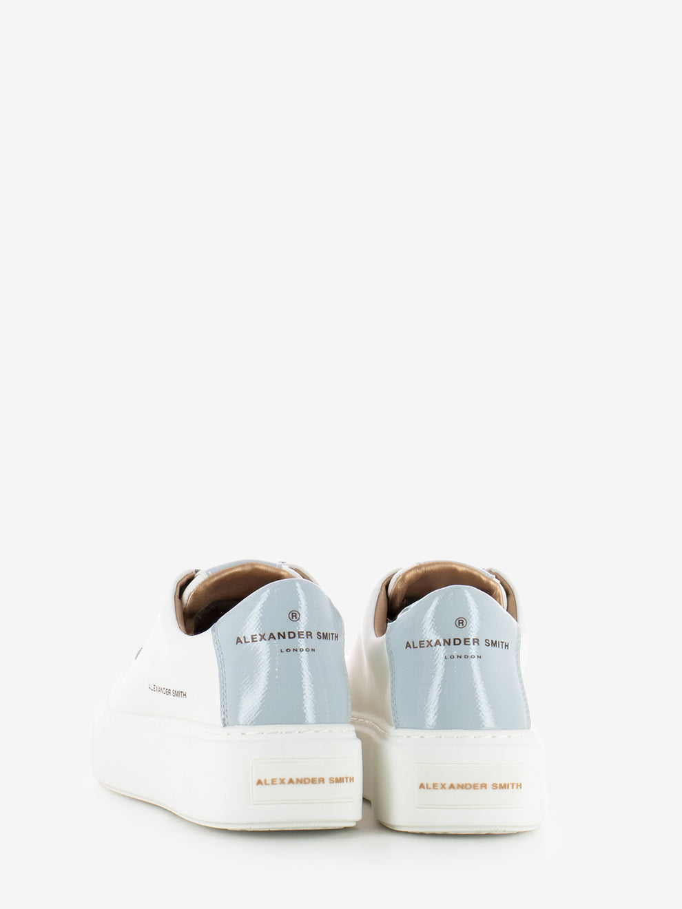 Sneakers London woman white light avio