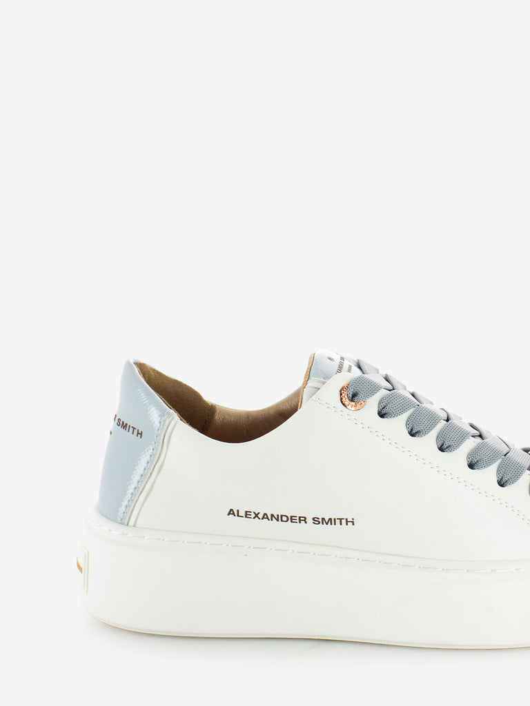 ALEXANDER SMITH - Sneakers London woman white light avio