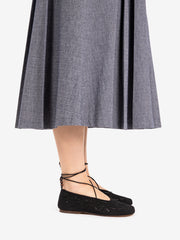 ALOHAS - Ballerine Rosemary crochet black