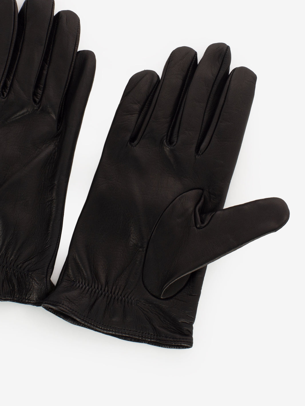 Black nappa gloves