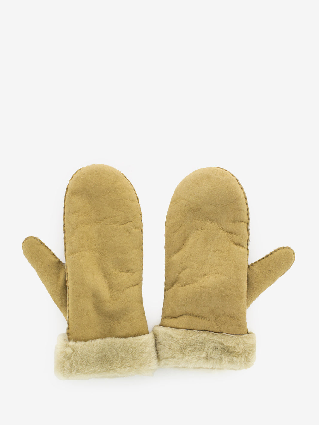 Vanilla sheepskin mitten
