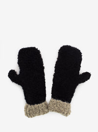 Muffole bouclè nero