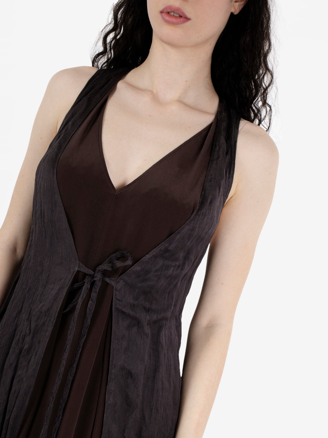 CHOCO COMBINED DRESS 116334_CHOCO