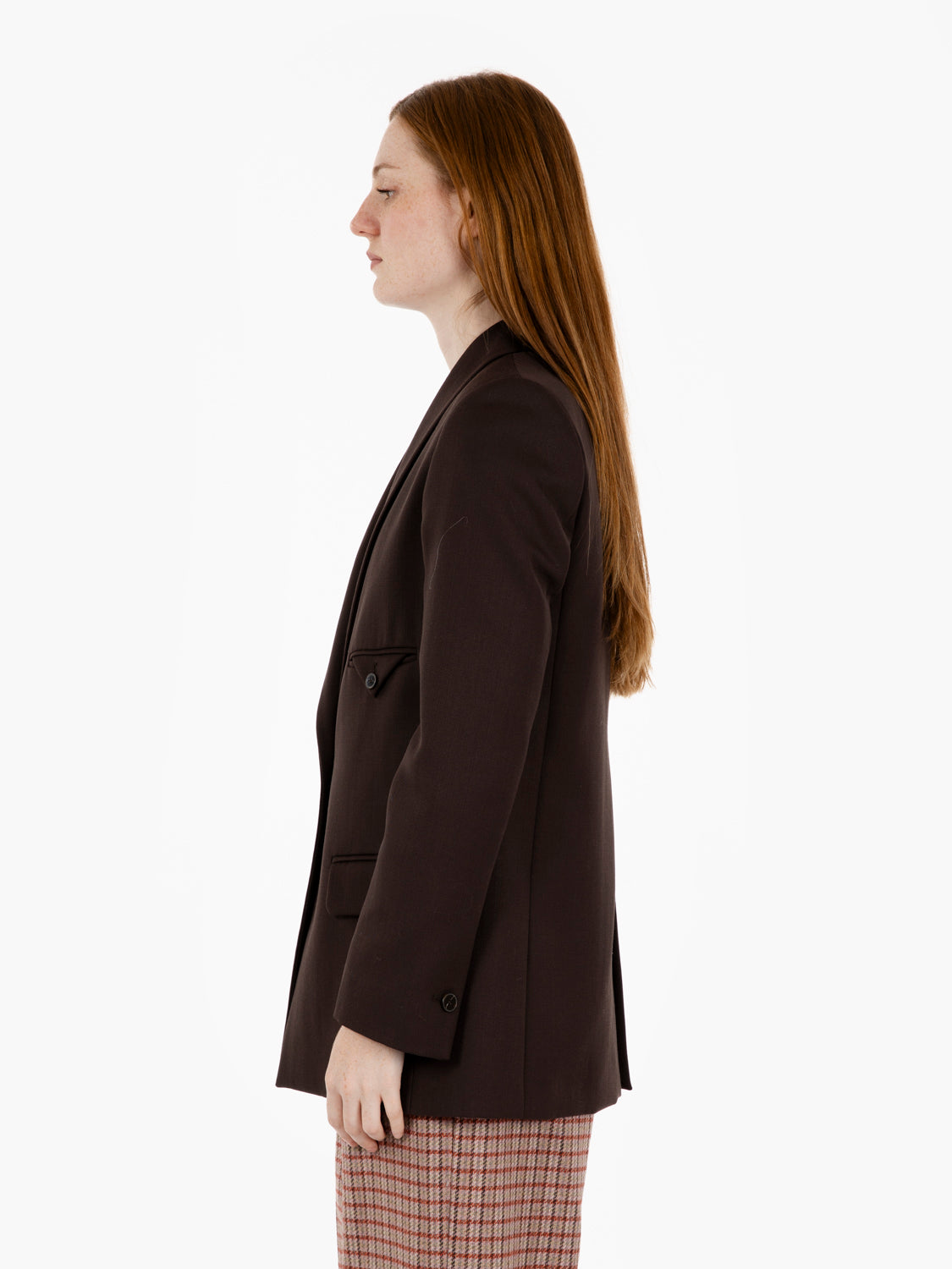 Blazer monopetto choco