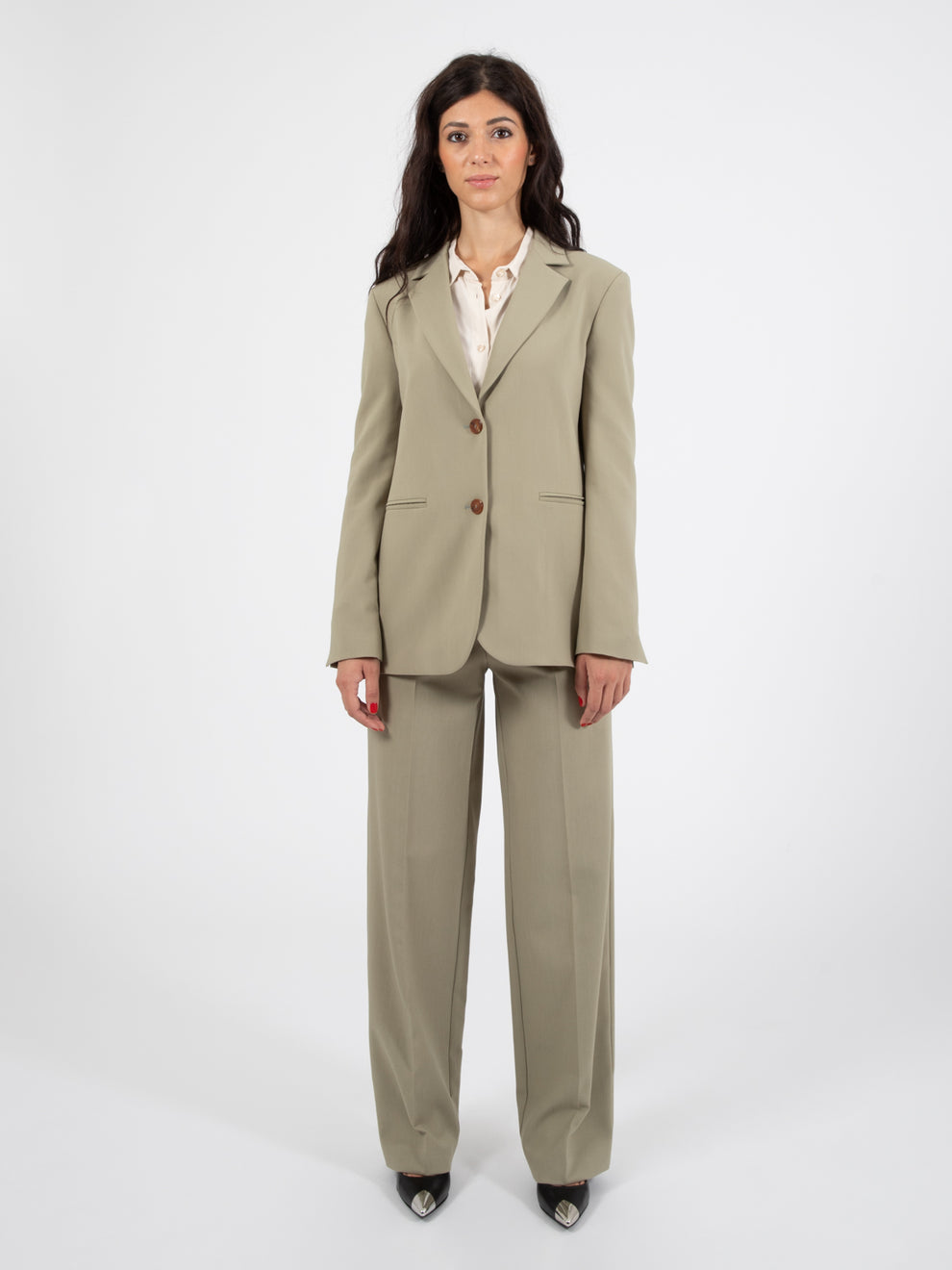 Blazer monopetto urban daily salvia