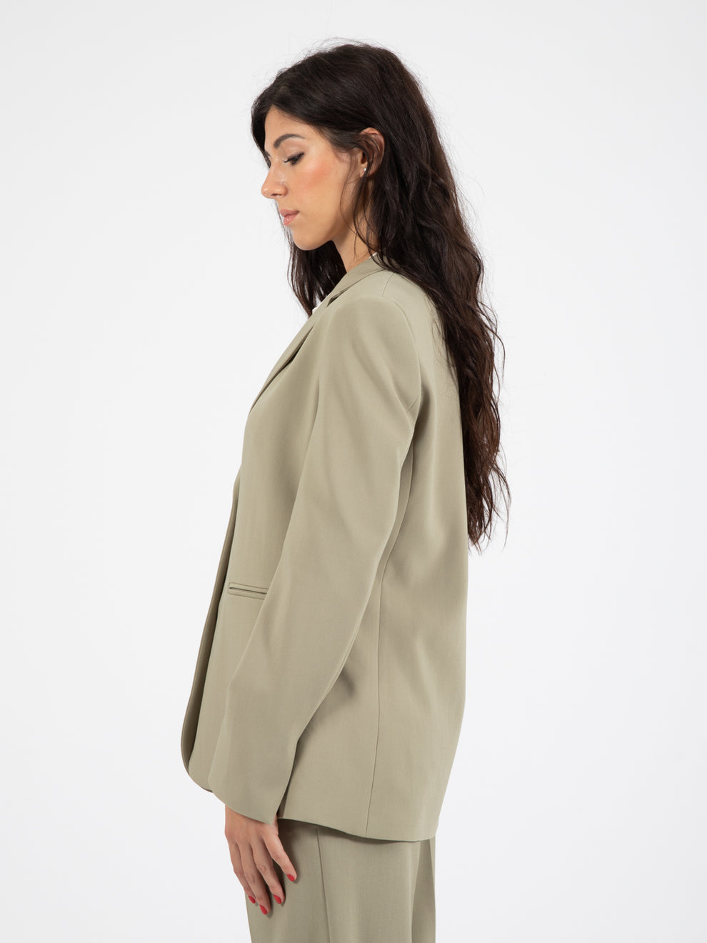 Blazer monopetto urban daily salvia