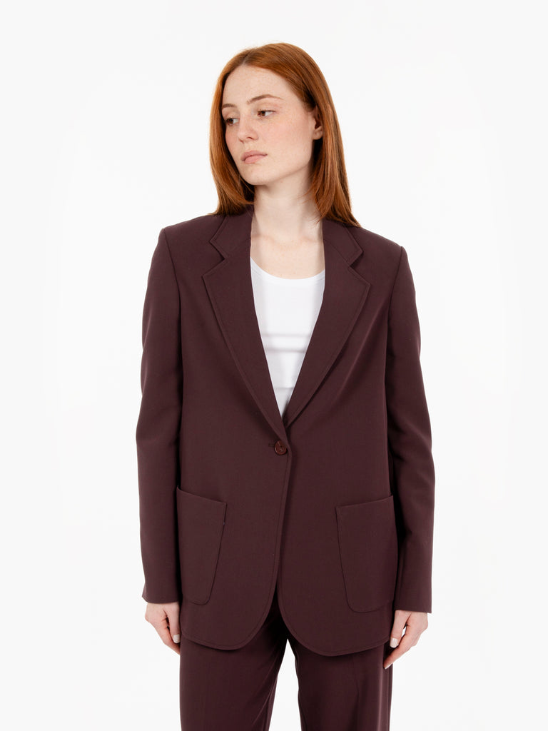 ALYSI - Blazer Urban Daily monopetto bordeaux