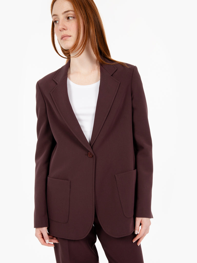 ALYSI - Blazer Urban Daily monopetto bordeaux