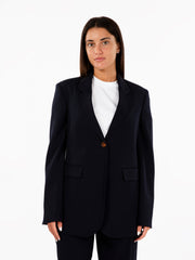 ALYSI - Blazer wool con tasche notte