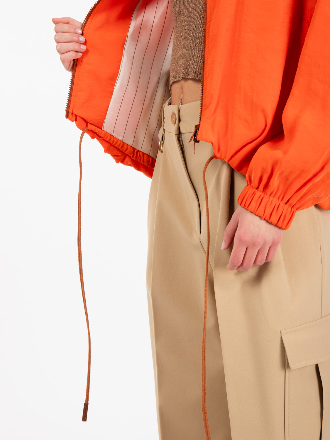 Bomber peach touch orange