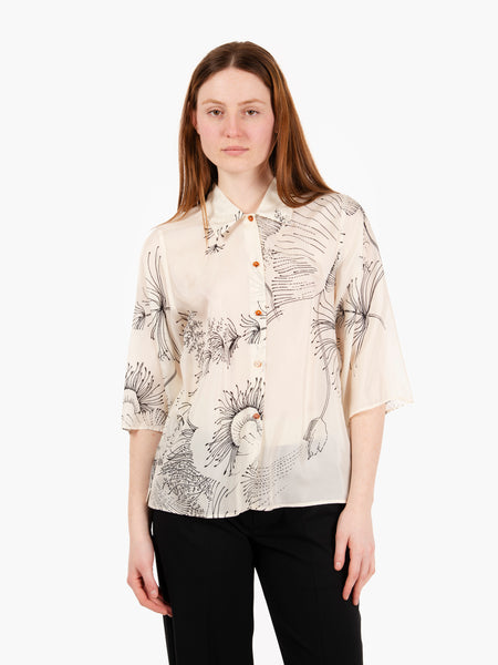 Camicia Dancing Flow meringa