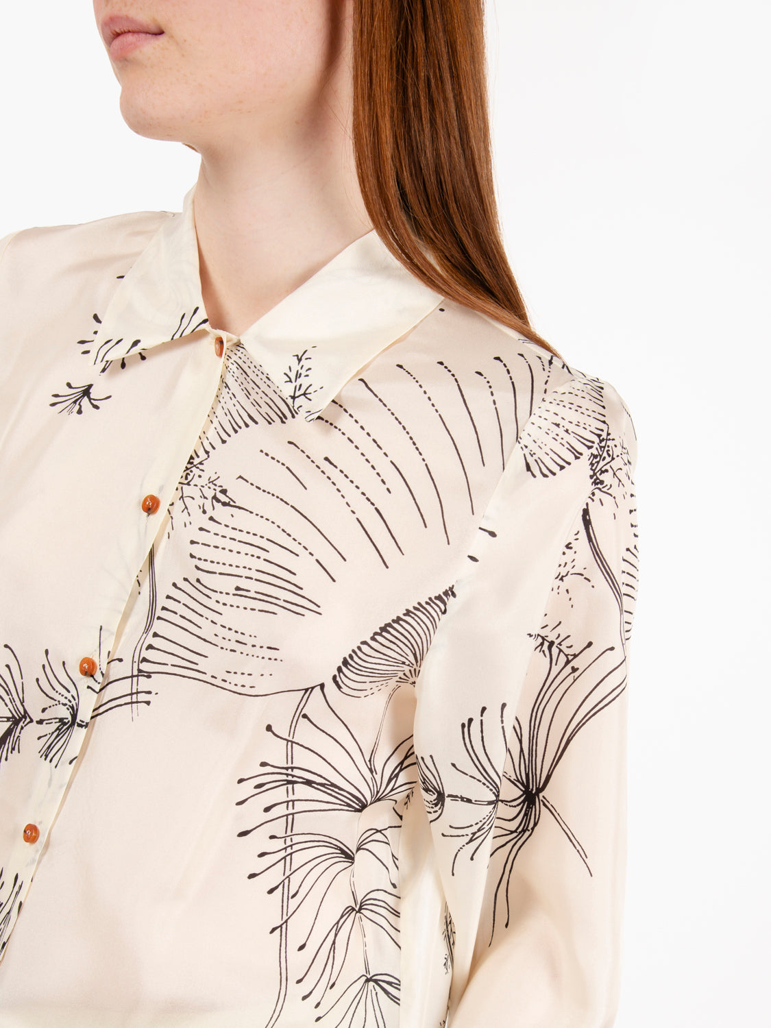 Camicia Dancing Flow meringa