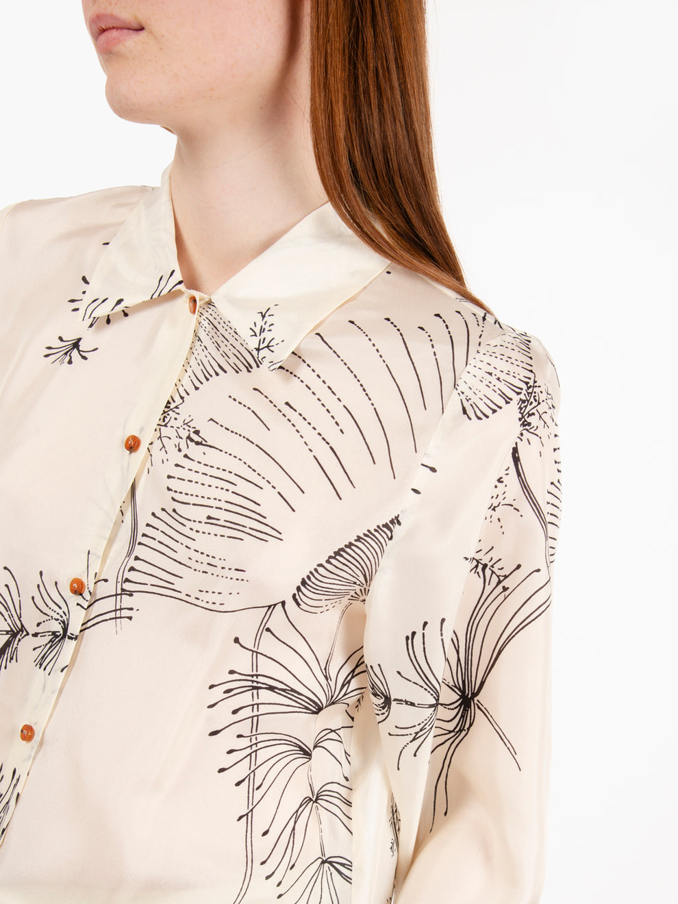 Camicia Dancing Flow meringa
